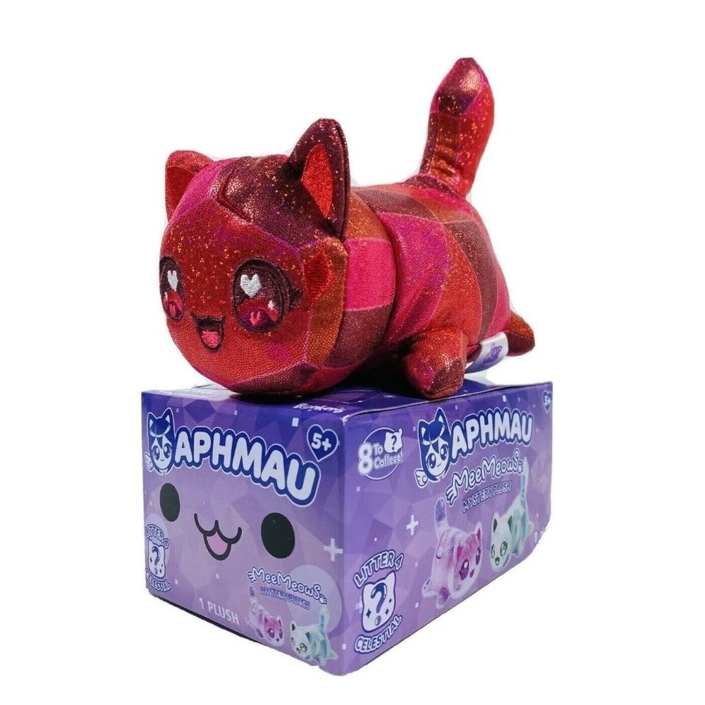 Aphmau MeeMeows 6" Plush Ruby Cat Litter 4 2023